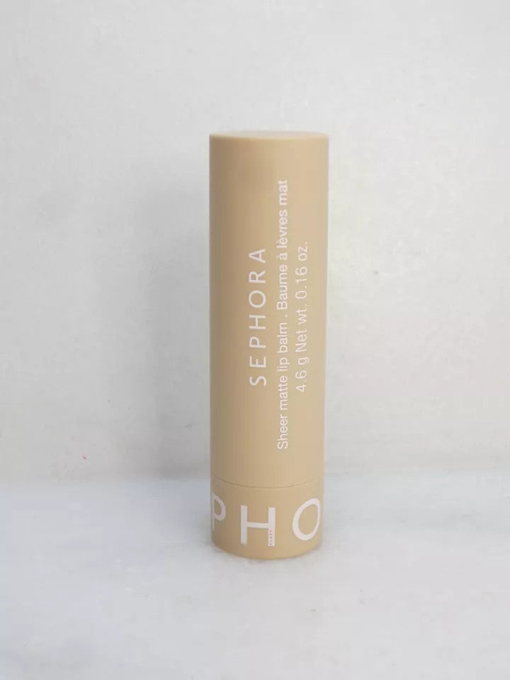 Sheer Matte Lip Balm - Hydrating Lip Moisturizer with Shea & Mango Butters