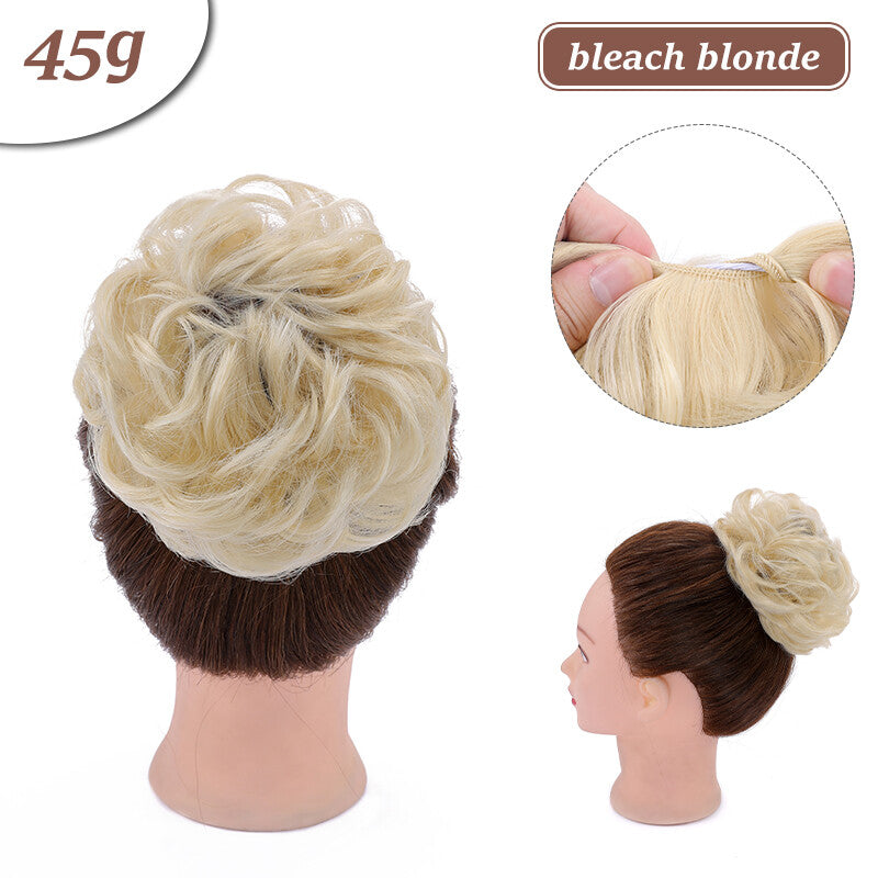 Natural Curly Messy Bun Hair Piece - Hair Extensions & Updo Accessory