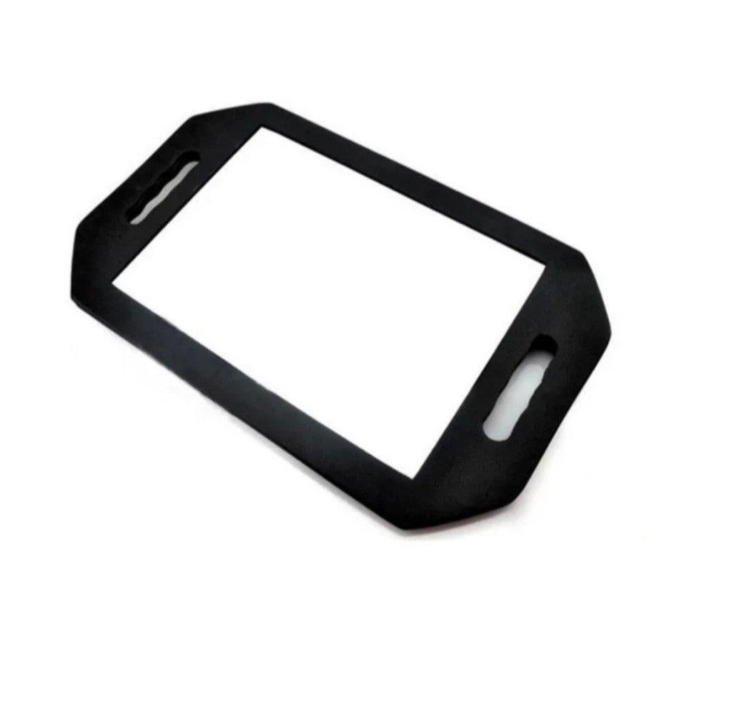 Large Double Handle Foam Barber Mirror 16.14 x 9.84 Inches