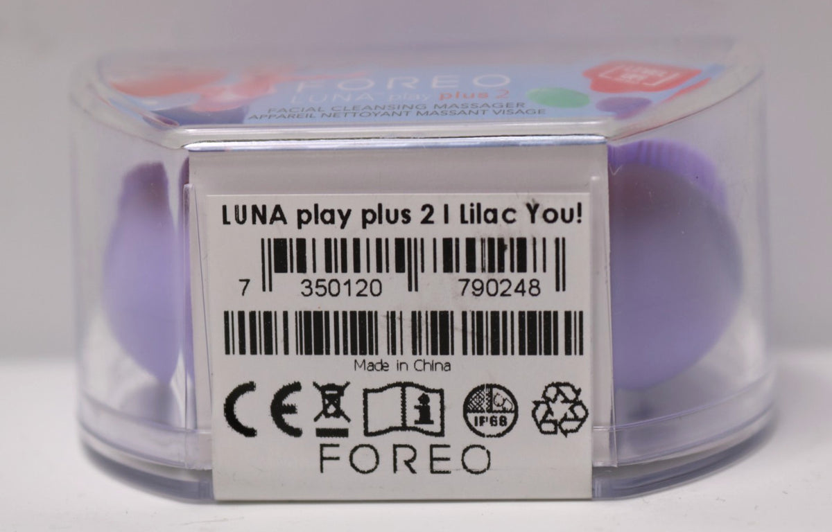 FOREO Luna Play Plus 2 Silicone Facial Cleansing Massager Lilac You