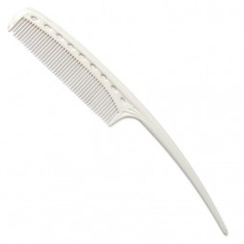 Moon Tail Comb White - Professional Hairdressing Styling Comb