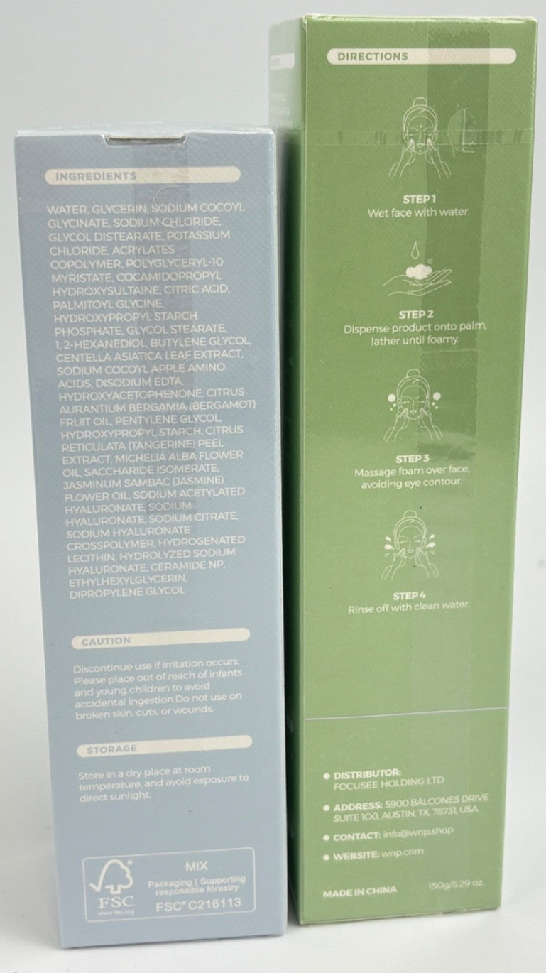 Double Cleanser Duo for Facial Cleansing - Gentle, Hydrating Face Wash Set