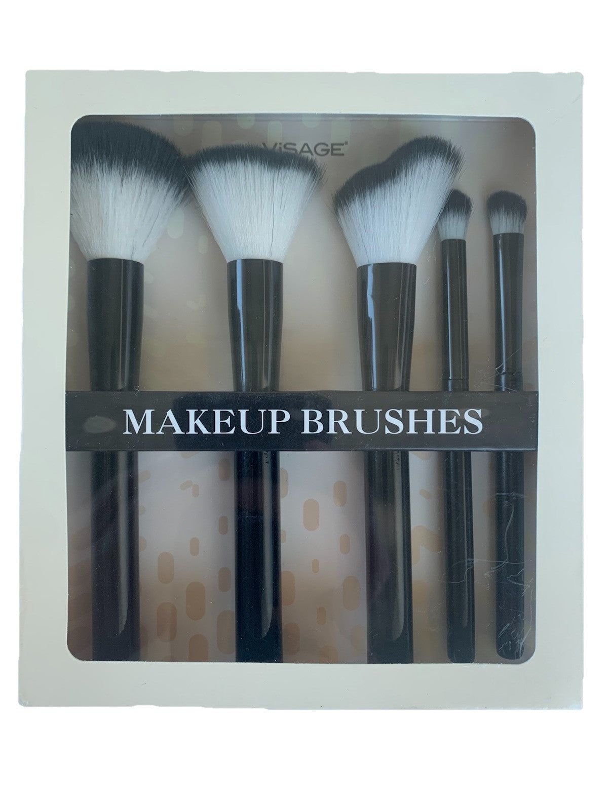 Makeup Brushes for Face Set of 5 - Powder, Eyeshadow & Sculpting Tools