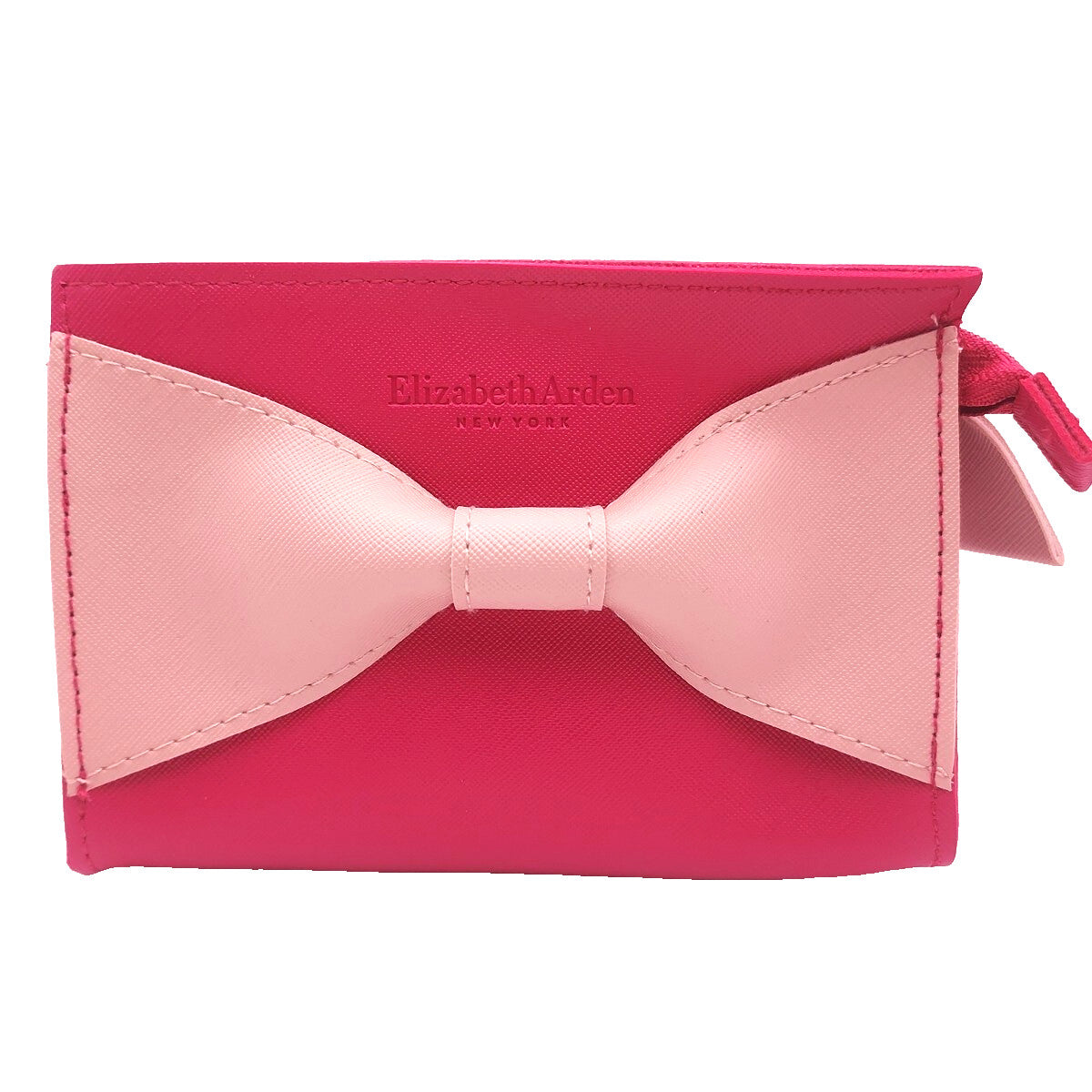 Pink Makeup Bow Bag - Elizabeth Arden, 6.5x4.5x1.5 Inches Gift Idea