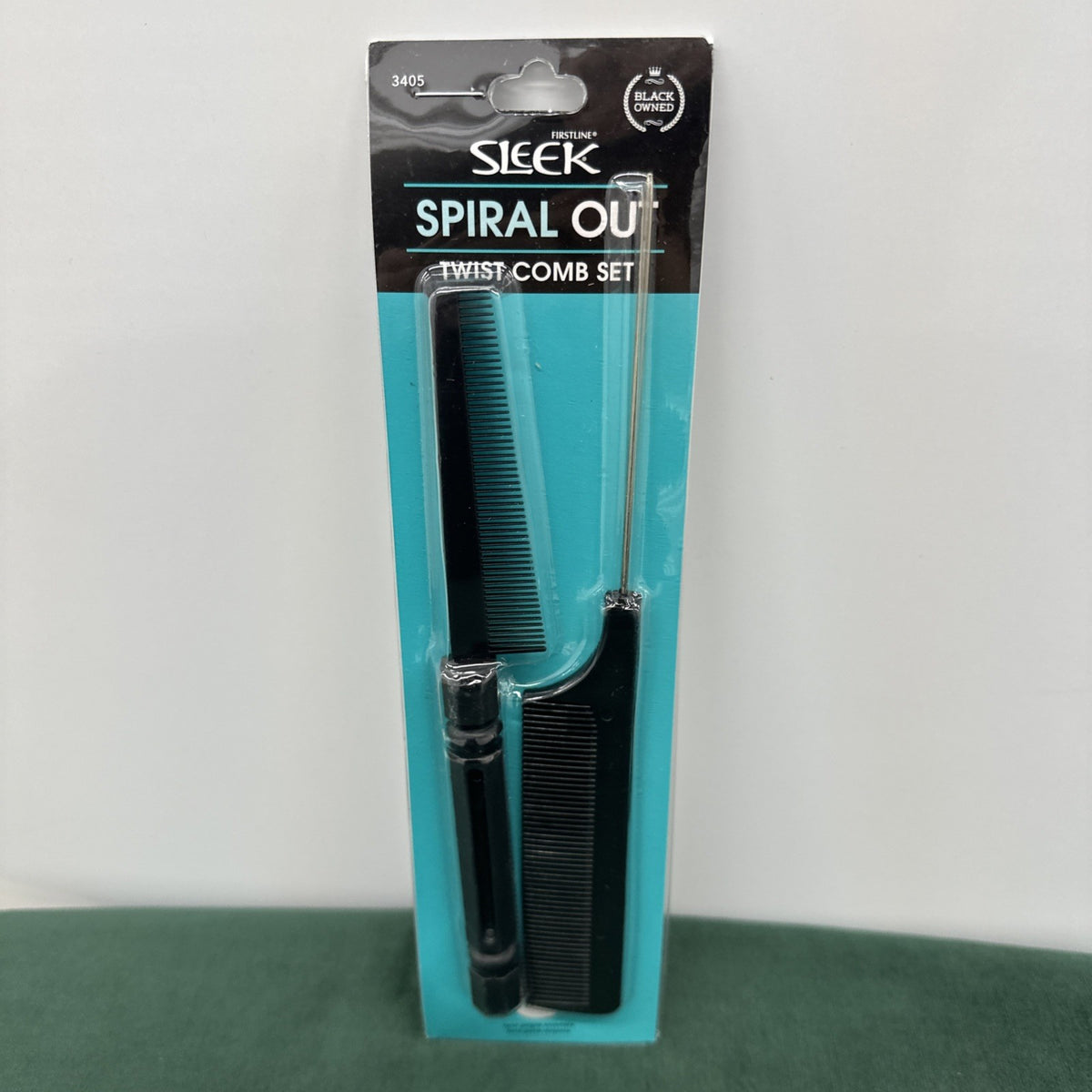 FirstLine Spiral Out Twist Comb Set - Hair Styling & Detangling Tool
