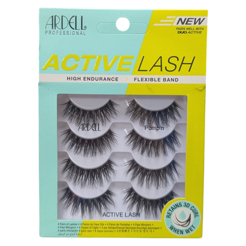 Active Lash Eyelash Extensions - High Endurance Flexible Band, 4 Pack