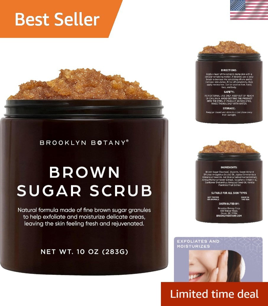Brown Sugar Scrub – Exfoliate & Hydrate, Perfect for All Skin Types