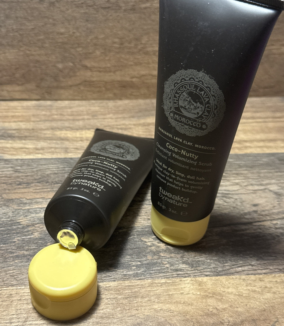 Coco Nutty Cleansing Volumizing Scrub Set - 2 x 3oz Natural Exfoliants