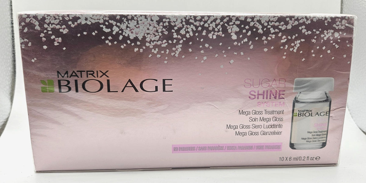 Biolage Sugar Shine Hair Treatment System Mega Gloss 0.2 Oz Pack of 10