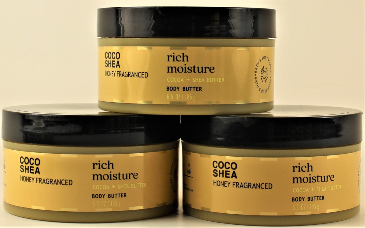 Rich Moisture Body Butter, Honey Shea, 6.5oz (3-Pack)