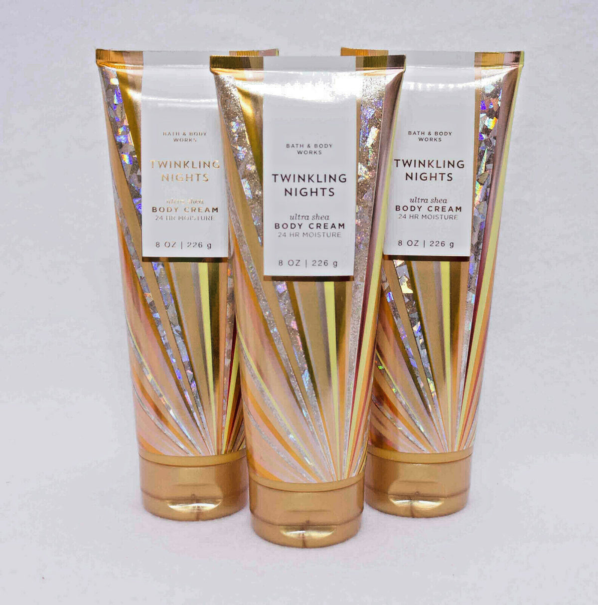 Twinkling Nights Ultra Shea Body Cream Set of 3 - 8 oz