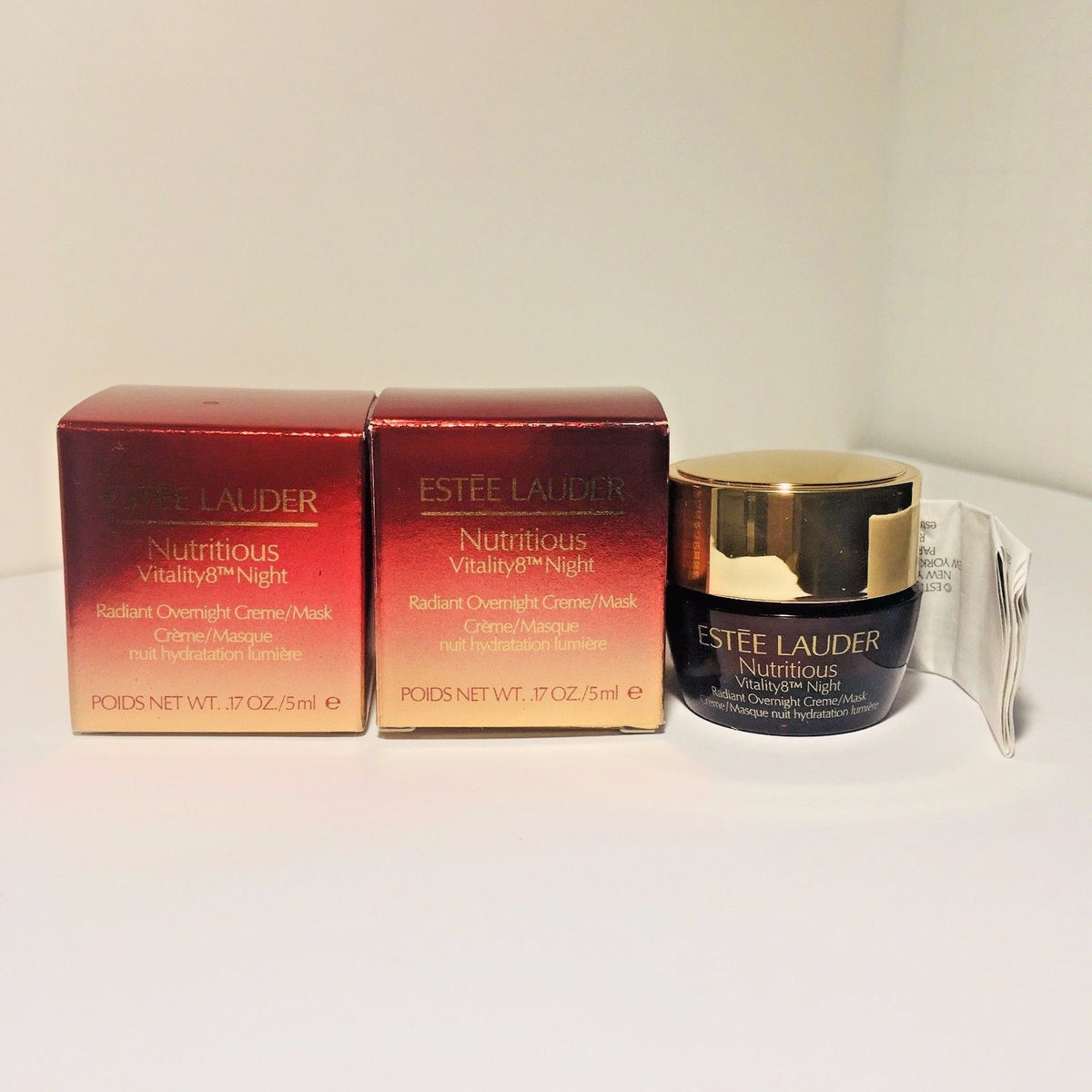 Night Radiant Overnight Face Mask - Travel Size Hydrating Skin Care Creme