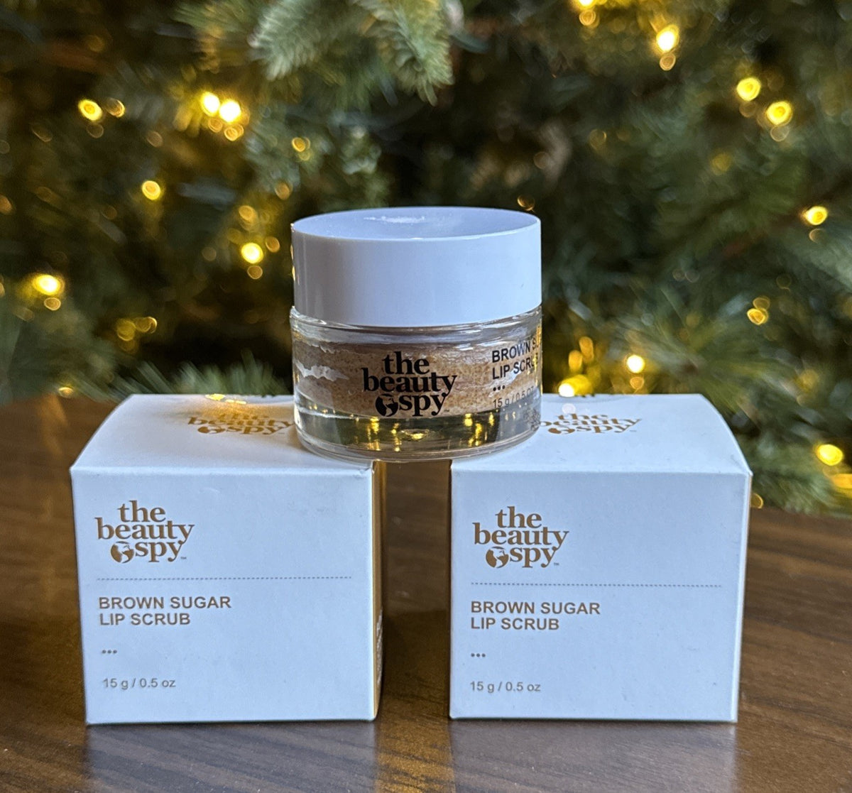 Brown Sugar Lip Scrub Set - 2 Pack 0.5 oz Exfoliating Lip Treatment