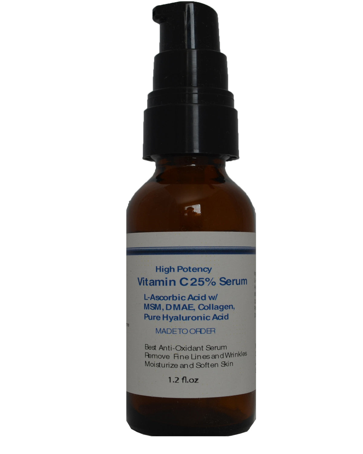 High Potency Vitamin C Serum with MSM, DMAE, Collagen & Hyaluronic Acid