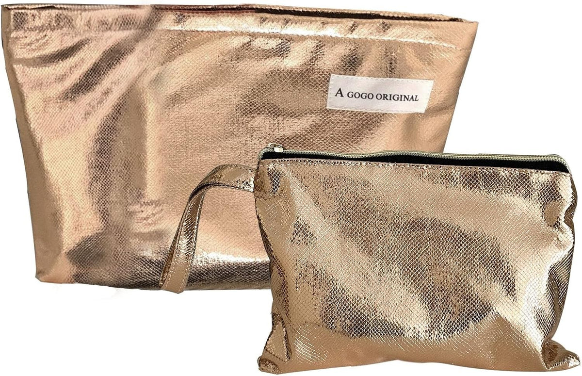 Large Capacity Travel Makeup Bag Set for Women - Waterproof PU Cosmetic Bags