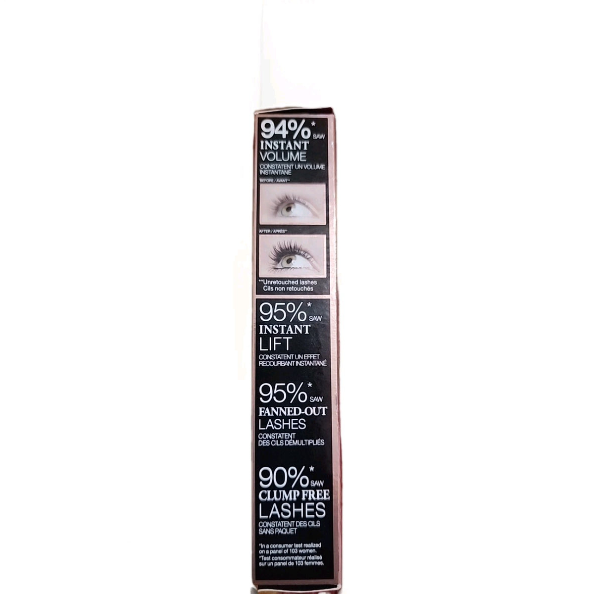 Lengthening Mascara with Nano-Bristle Brush - Instant Lash Extension