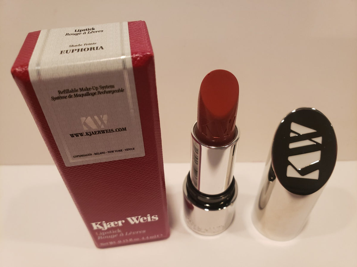 Kjaer Weis Lipstick Euphoria Creamy Satin Finish 0.15 Fl Oz - Vivid Lip Color