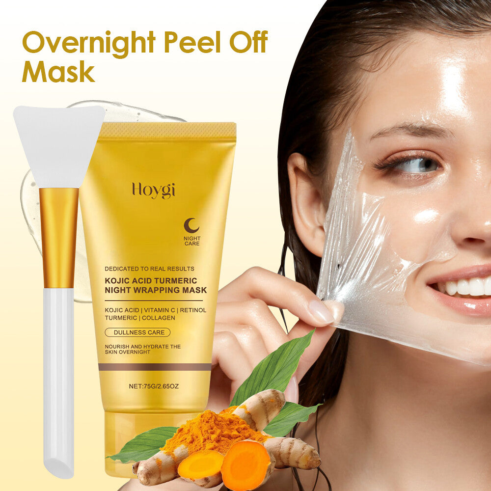 Kojic Acid Turmeric Peel-Off Night Mask 75g - 3 Pack