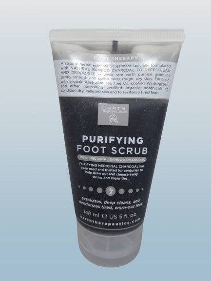 EARTH THERAPEUTICS PURIFYING FOOT SCRUB 5 OZ LOT OF 2