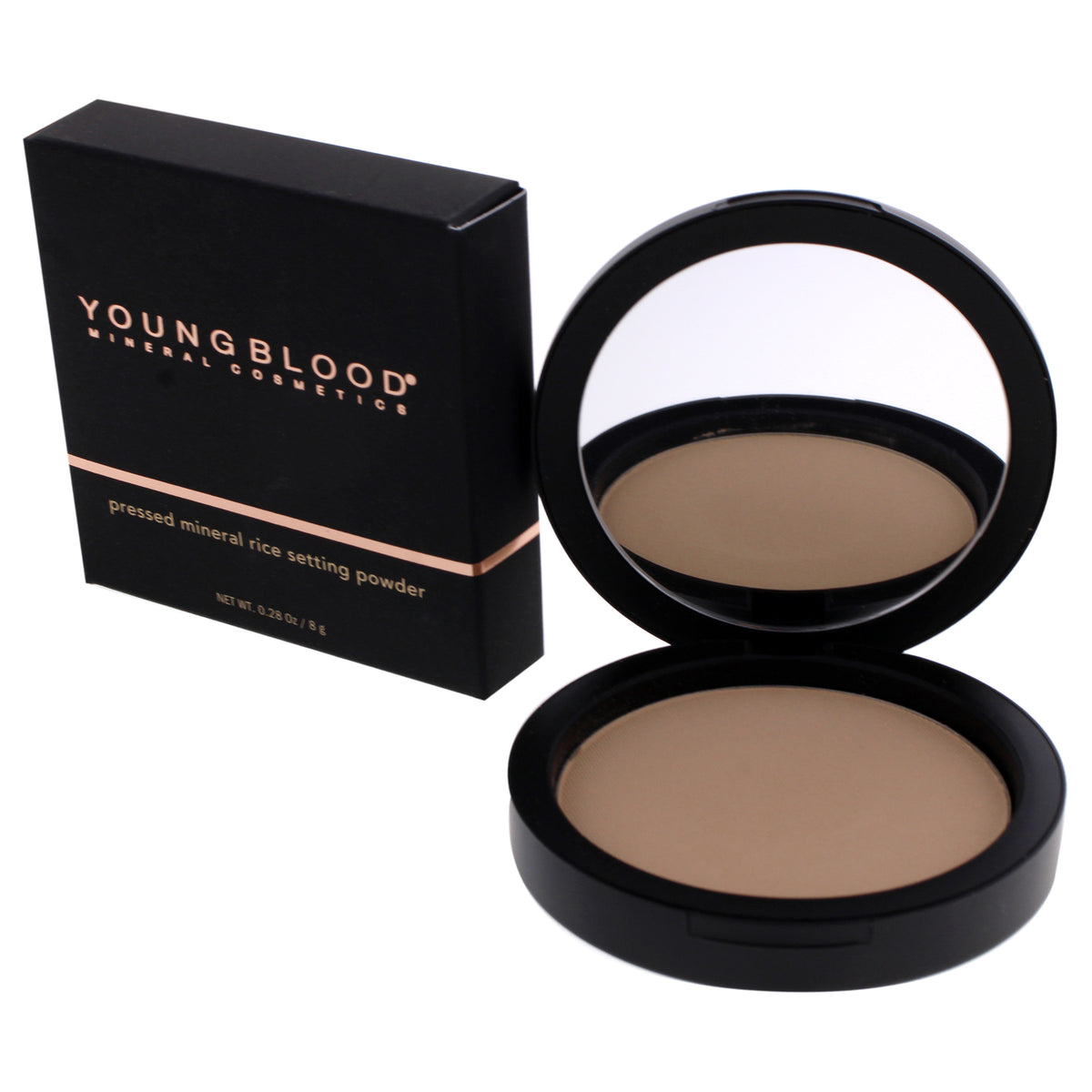 Pressed Mineral Rice Setting Powder for Women - Medium, 2 Pack