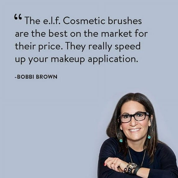 ELF Flawless Face Makeup Brush Set - 6-Piece Cosmetic Tools