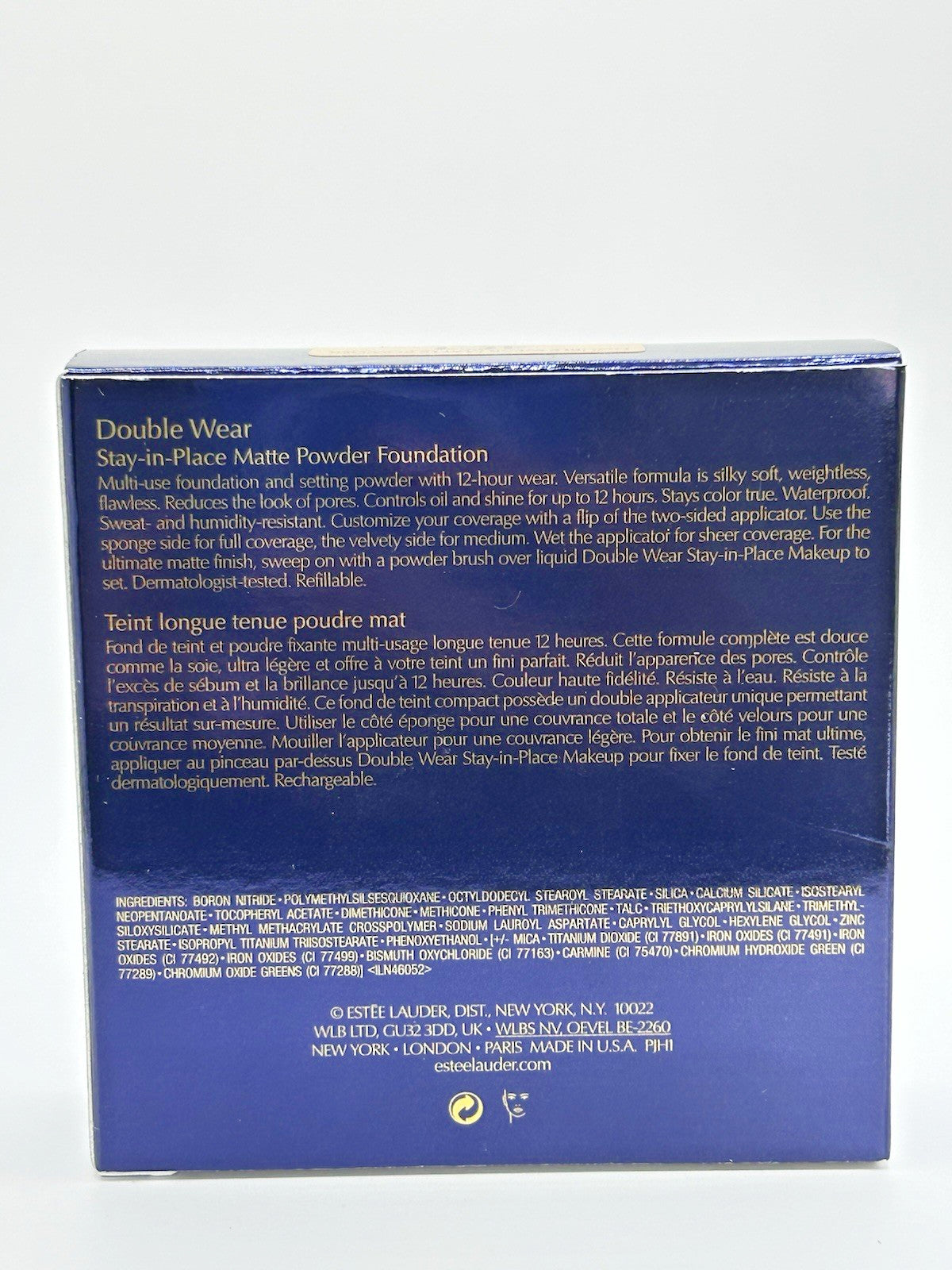 Estee Lauder Double Wear Matte Powder Foundation with Shade Selection