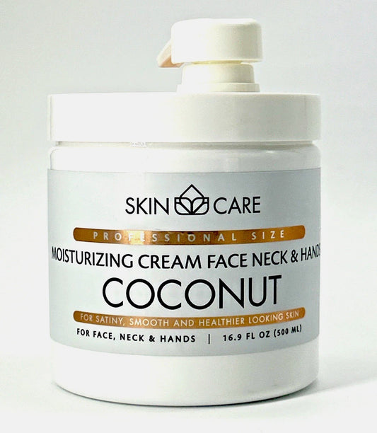 Hydrating Coconut Anti-Aging Face & Body Cream - 16.9 oz Professional Size
