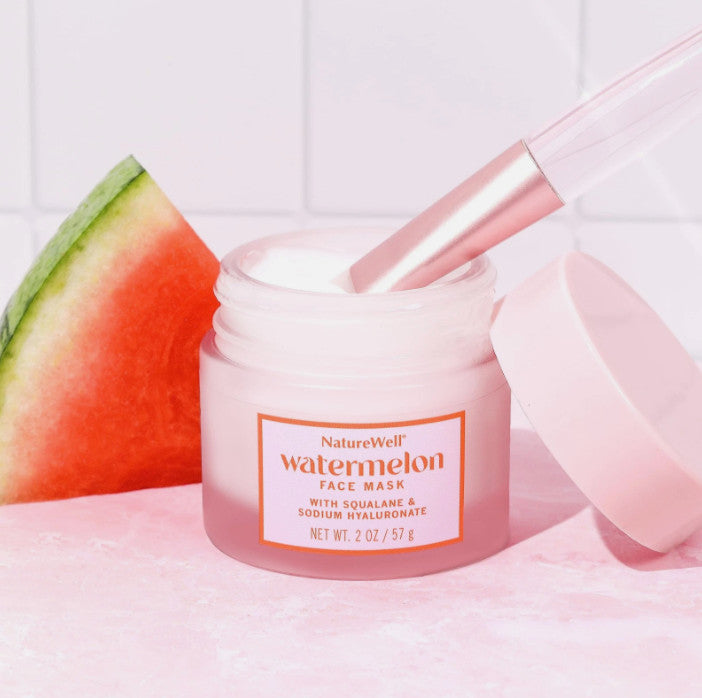 Watermelon & Squalane Hydrating Face Mask, 2 Pack