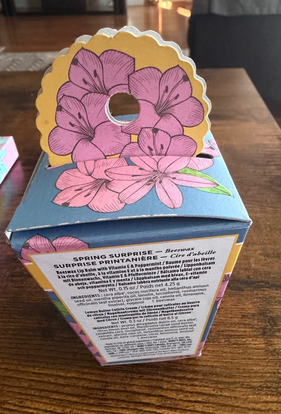 Burt's Bees Lip Balm & Cuticle Cream Gift Set - Beeswax & Lemon Butter