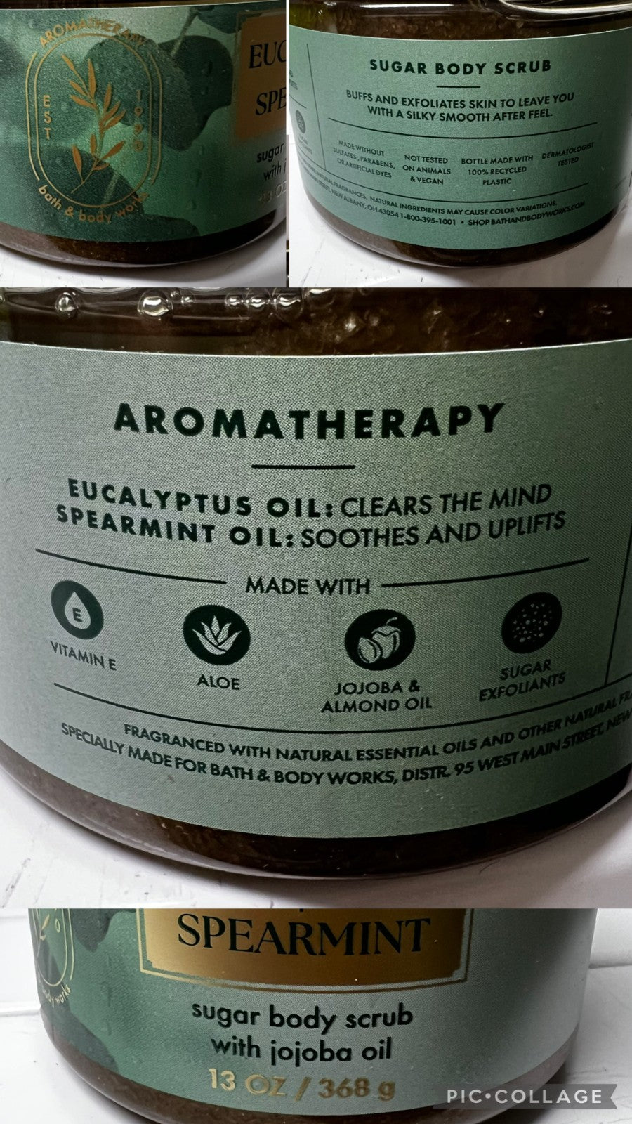 Bath & Body Works Exfoliate Skin Shea Butter Sugar Scrub 12.5 oz Tub