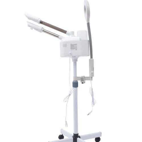 Professional 3 in 1 Facial Steamer LED Magnifying Lamp Face Skin Care