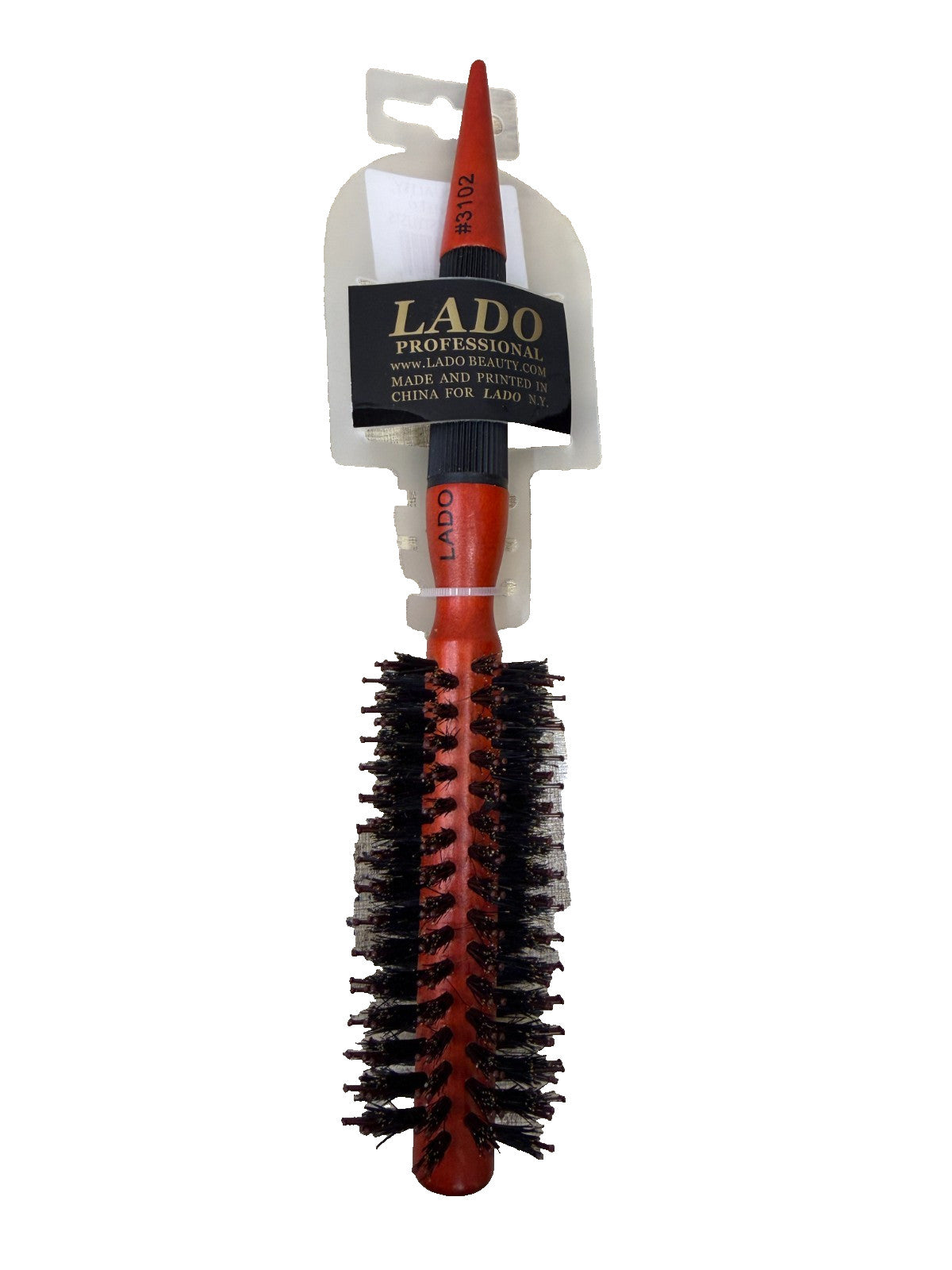 Round Hair Brush with Wooden Handle - Professional Styling Tool for Volume & Curls