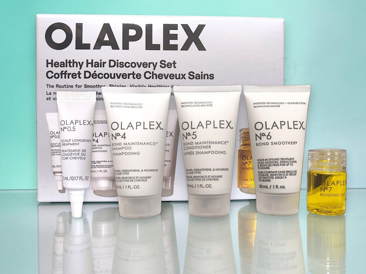Healthy Hair Care Set with Shampoo Conditioner Oil & Cap - Hair Treatment Kit