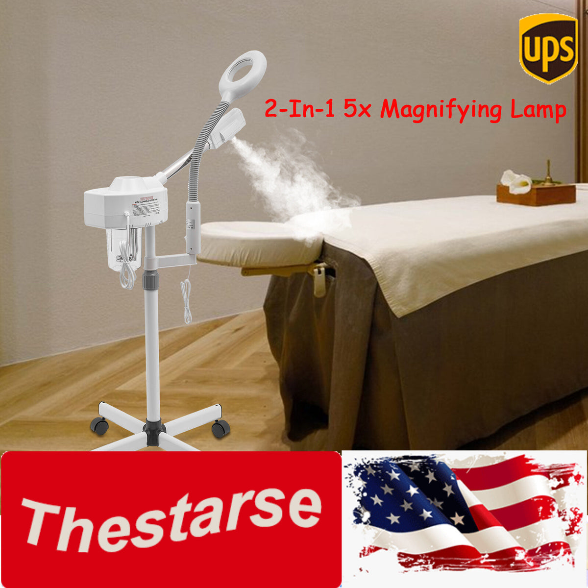 Facial Steamer with Magnifier - 800W Skin Care Device for Home Spa