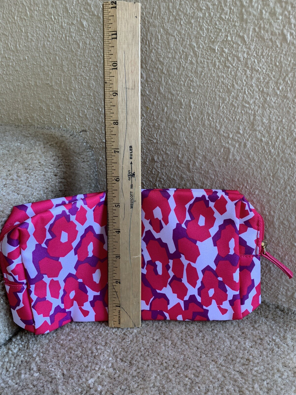 Animal Print Cosmetic Makeup Bag - Pink Purple White New Estée Lauder