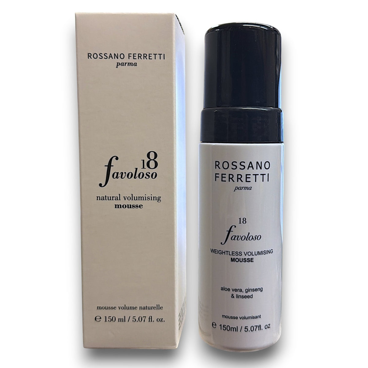Natural Volumising Hair Mousse 5.07 oz / 150 ml for Fine Hair