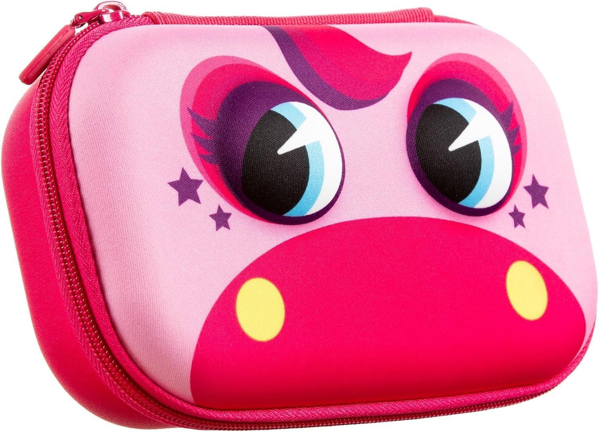 Round Pencil Case for Girls - Fun School Storage Organizer
