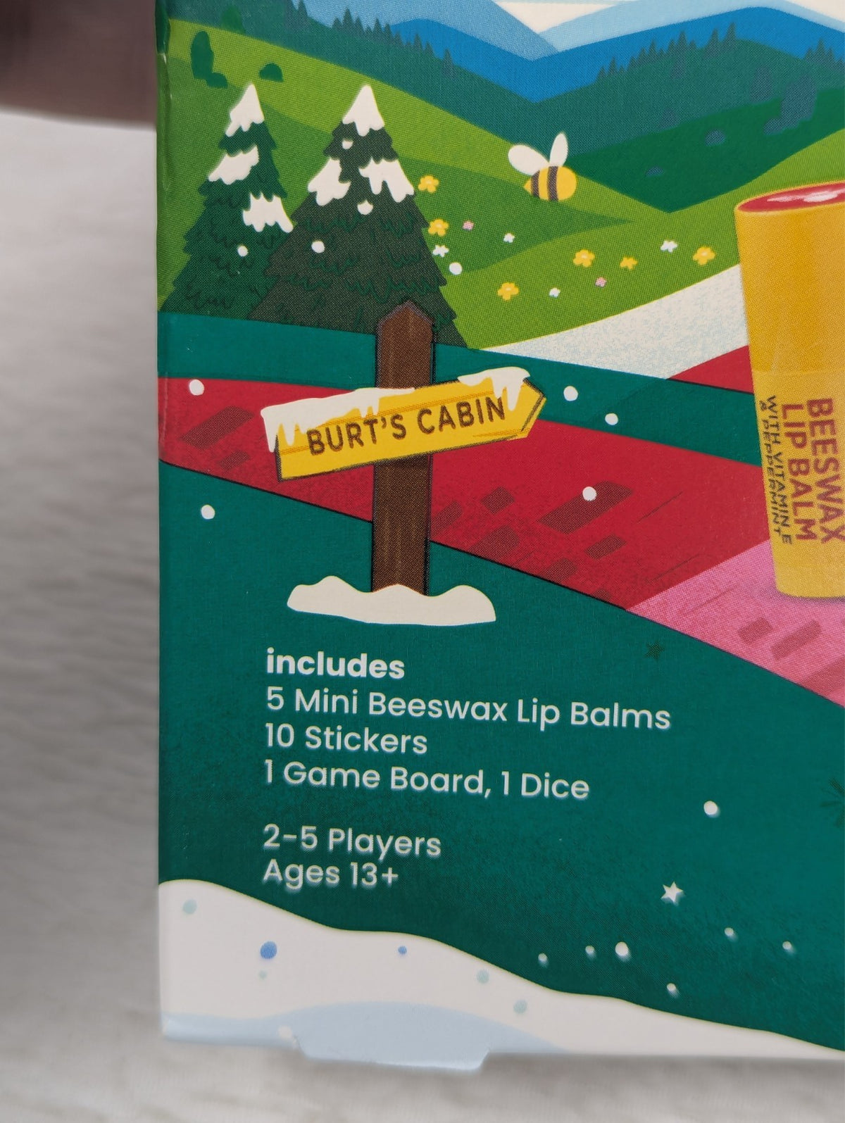 Follow That Bee Board Game with Lip Balm Set, Stickers & Dice - Burt's Bees