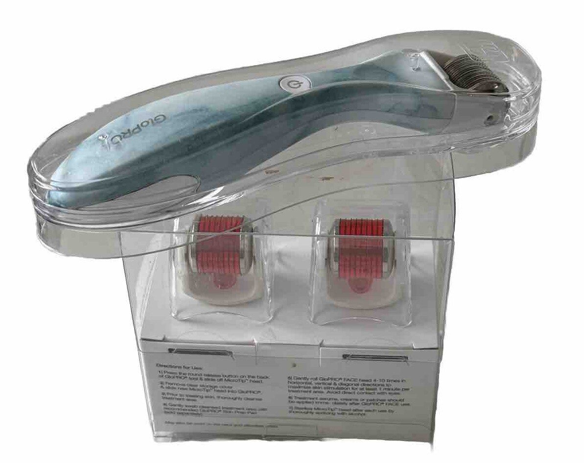 GloPro Microtip Face & Body Skin Care Tool with 2 Attachments