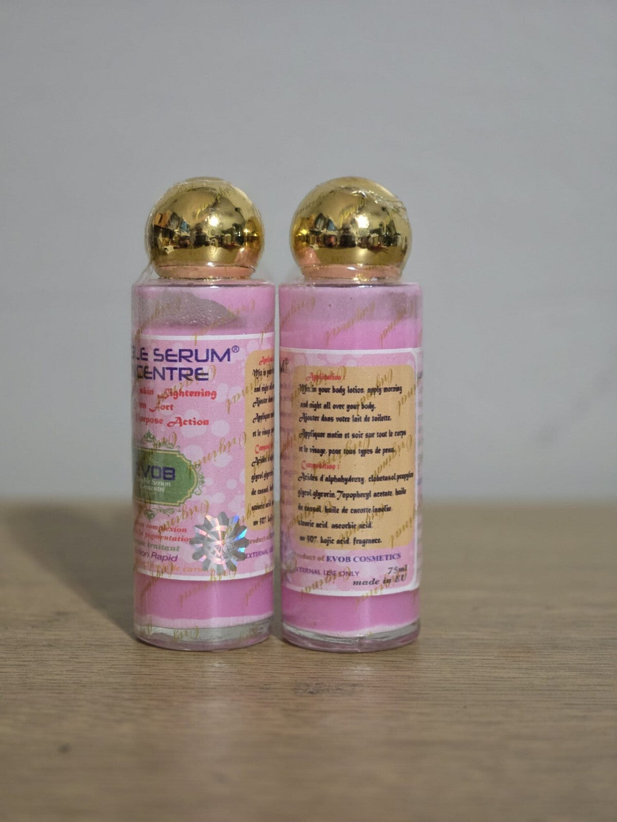 Double Serum Concentrate with Evob Seal - 75ml, Pack of 2 for Skin Care