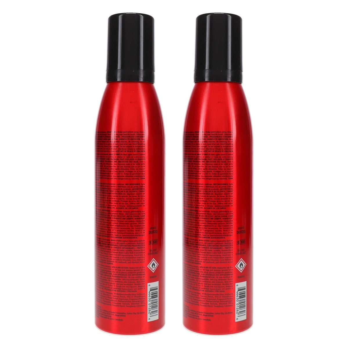 Hair Volumizing Mousse 6.8 oz - Pack of 2 for Frizz Control & Fullness