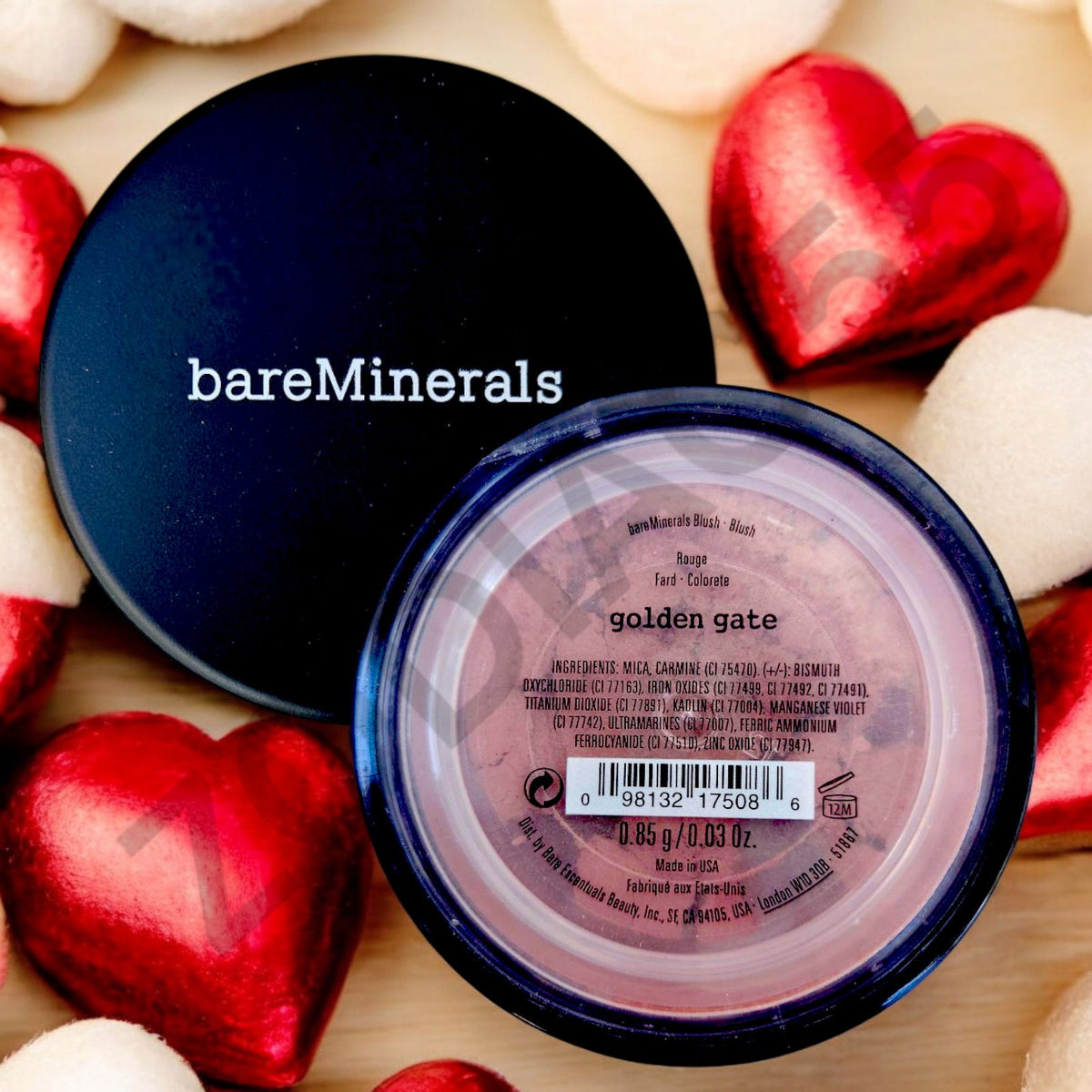 BareMinerals Golden Gate Loose Powder Blush 0.03 oz — Sealed Face Makeup