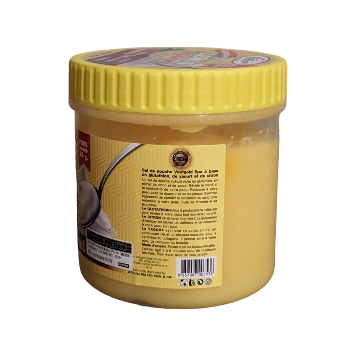 Veet Gold Glutathione Lemon Yoghurt Spa Shower Salt 720g Sales!!!