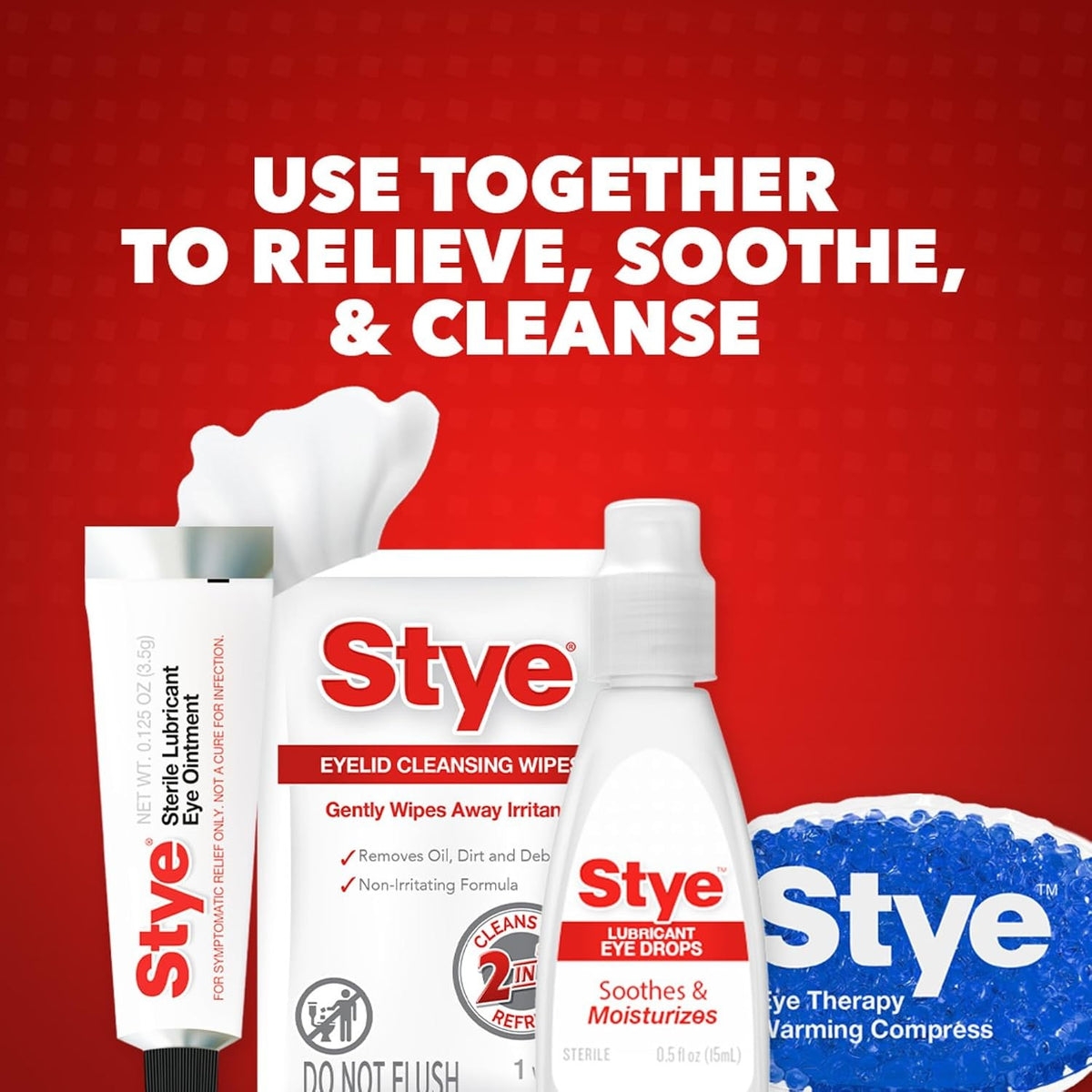Stye Eye Treatment Face Wipes - Individually Wrapped, Gentle Relief
