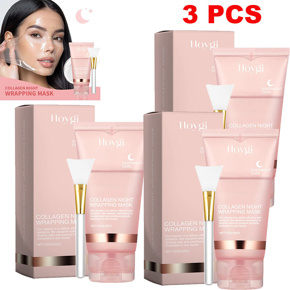 Collagen Peel Off Night Mask - Moisturizing Face Wrap 75g