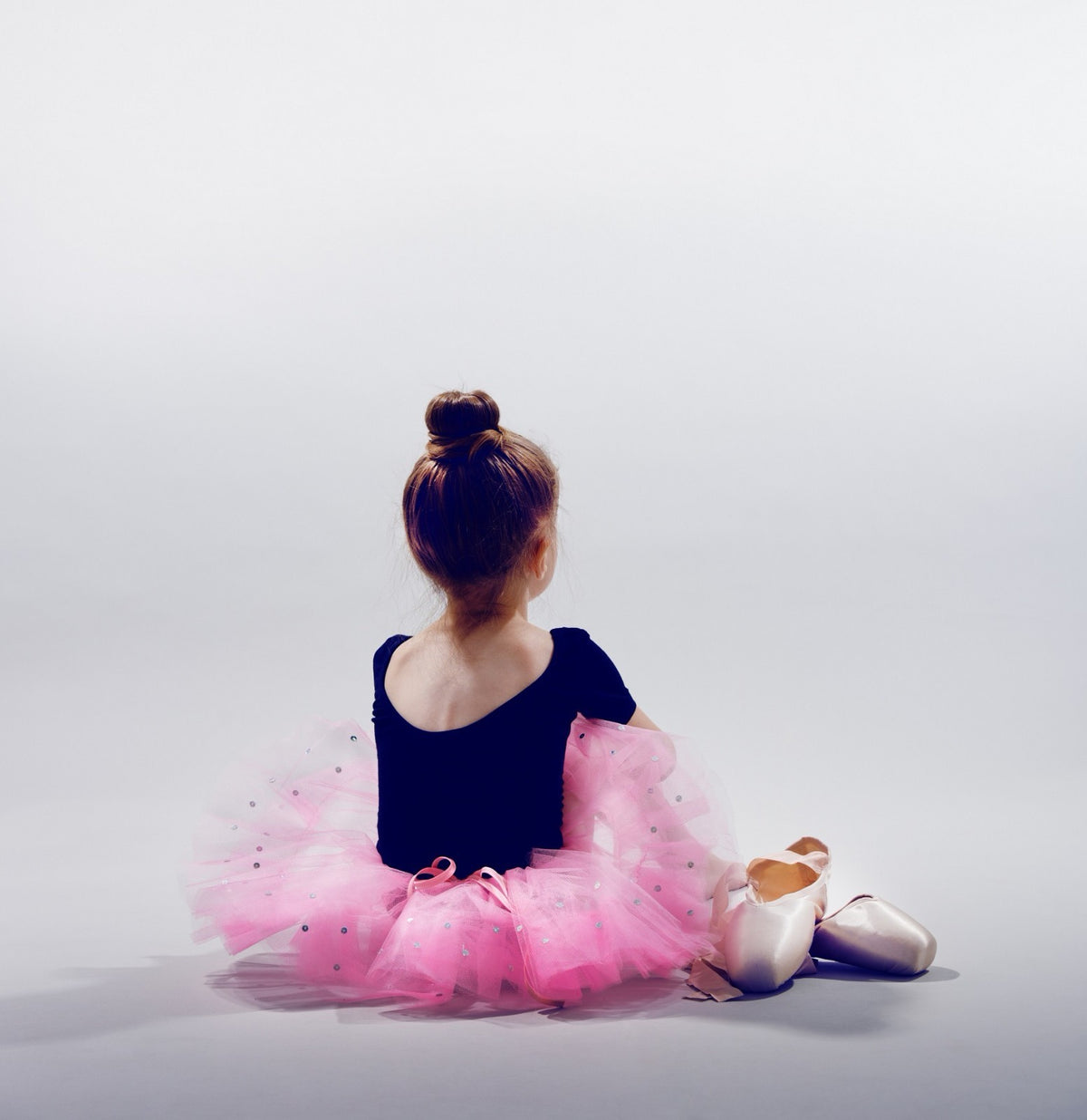 3pcs Mini Kids Hair Donuts Bun Maker Mesh Chignon Ballet Dance Sock