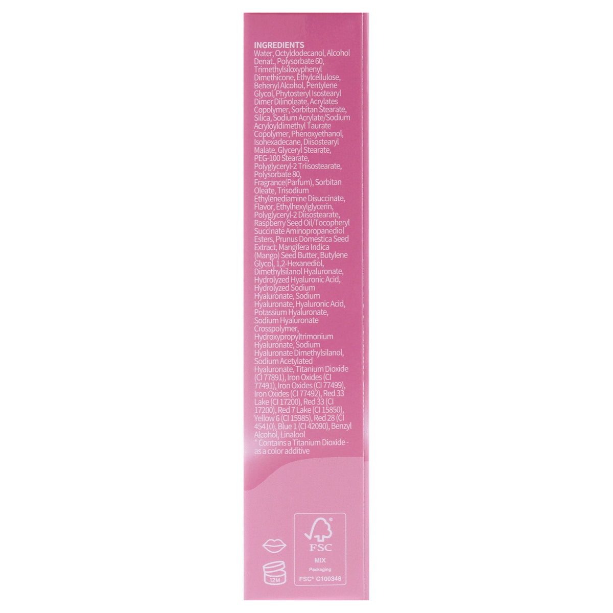 Lip Gloss with High Shine and Plumping Effect - 0.12 oz