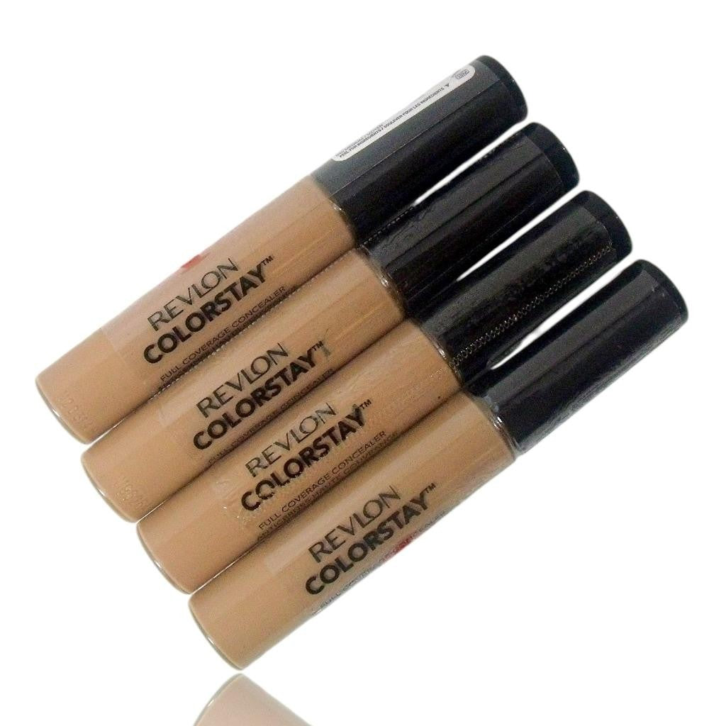 Revlon ColorStay Full Coverage Concealer #040 Medium 4-Pack - Long-Lasting Makeup