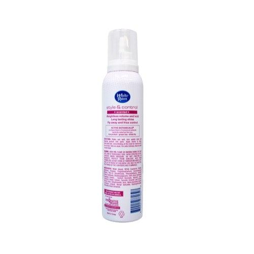White Rain Volumizing Hair Mousse 5oz - Pack of 3, Adds Body & Shine