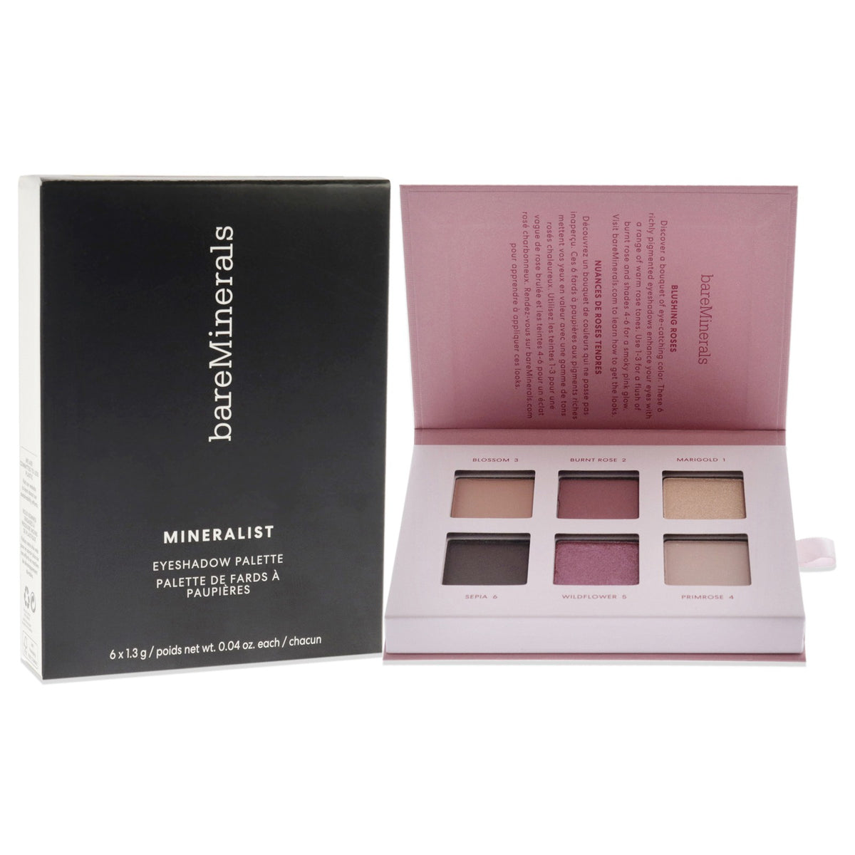 Mineralist Eyeshadow Palette Rosewood 2-Pack - Vegan, Talc-Free, Rich Pigment